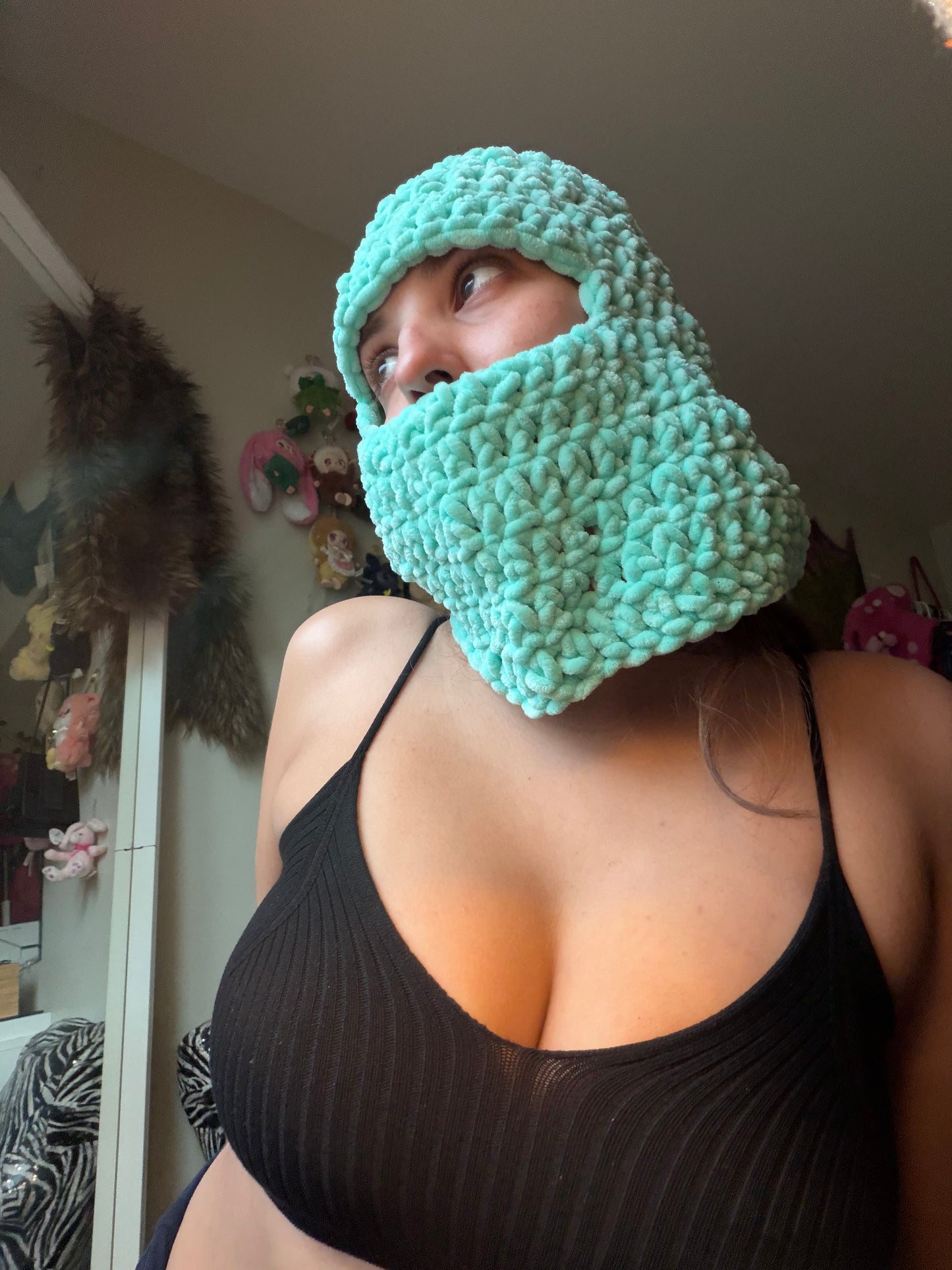 seafoam bubble balaclava