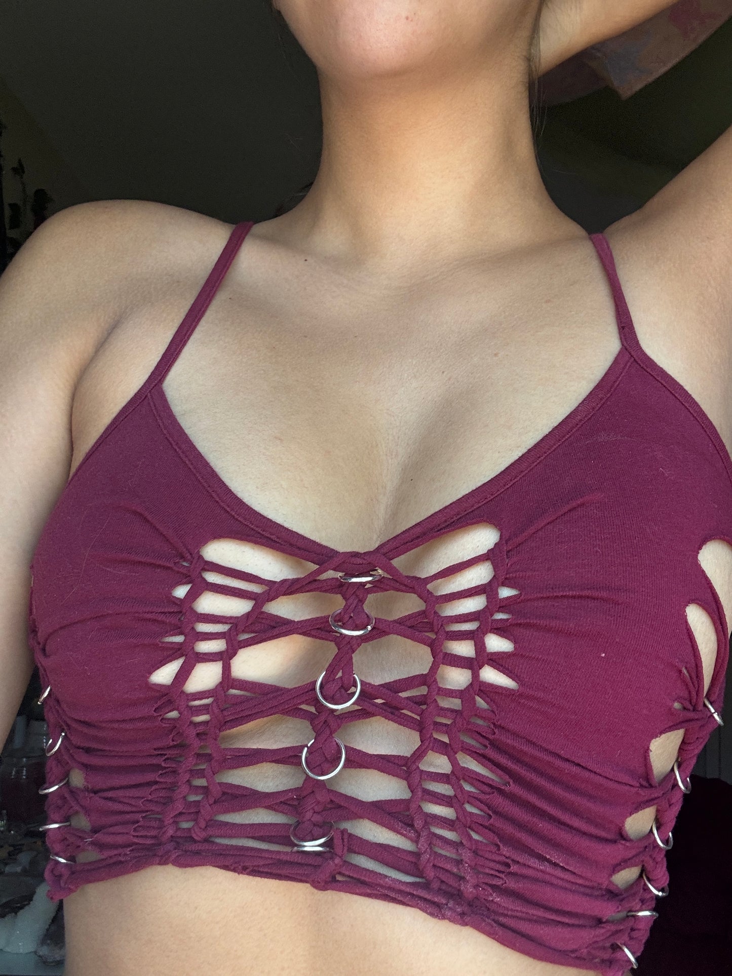 Slit Weave Tank