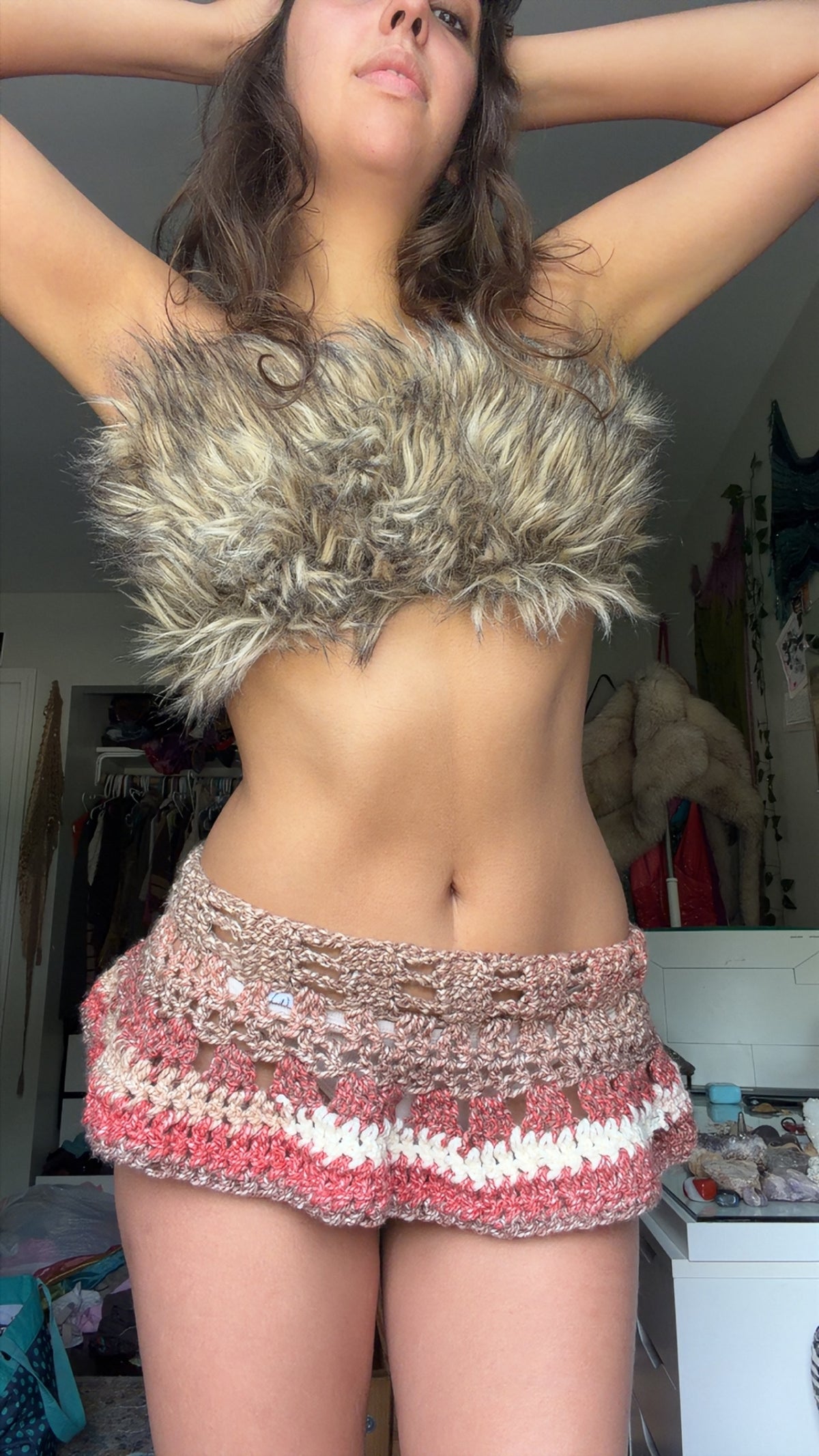 neopolitan mini skirt
