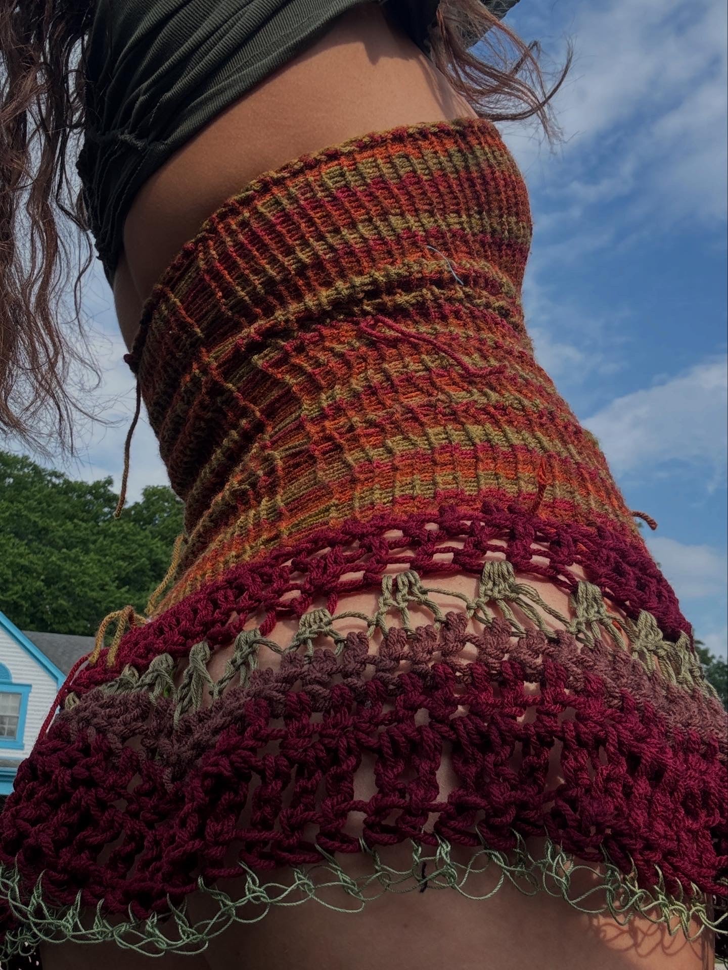 Knit x Crochet Dress
