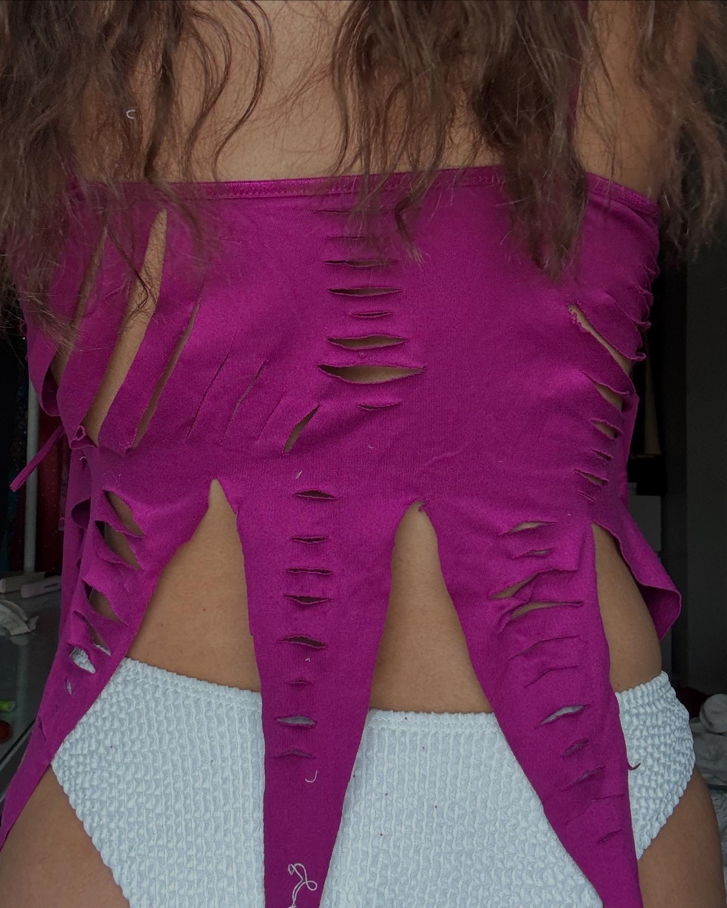 distressed fairy tank top