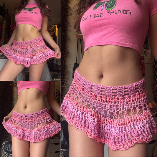 pinkaliscious mini skirt