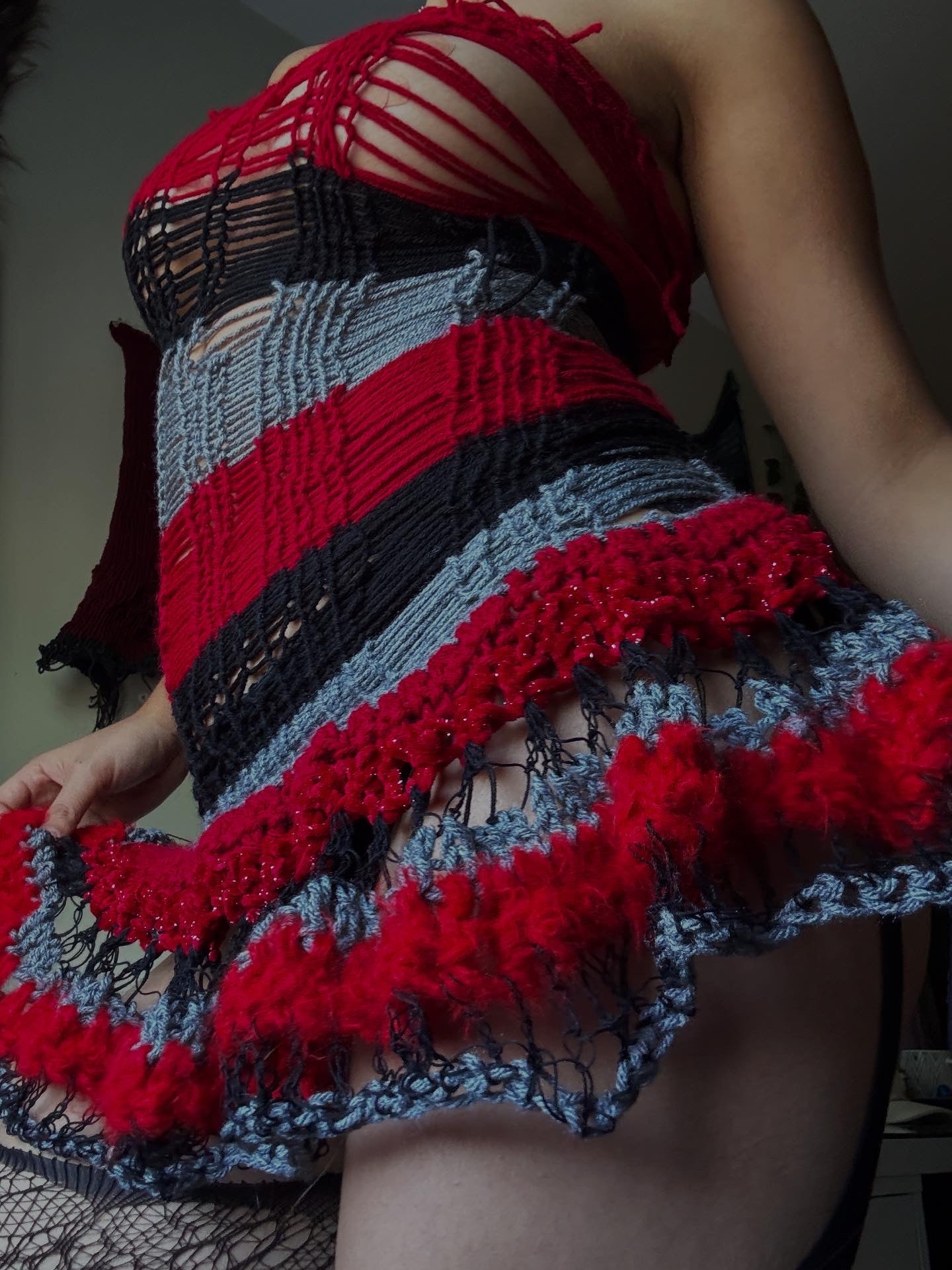 Anima Knit x Crochet Dress