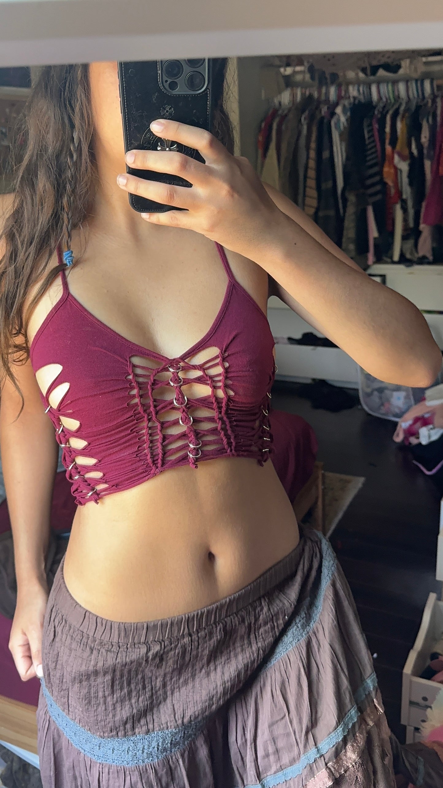 Slit Weave Tank