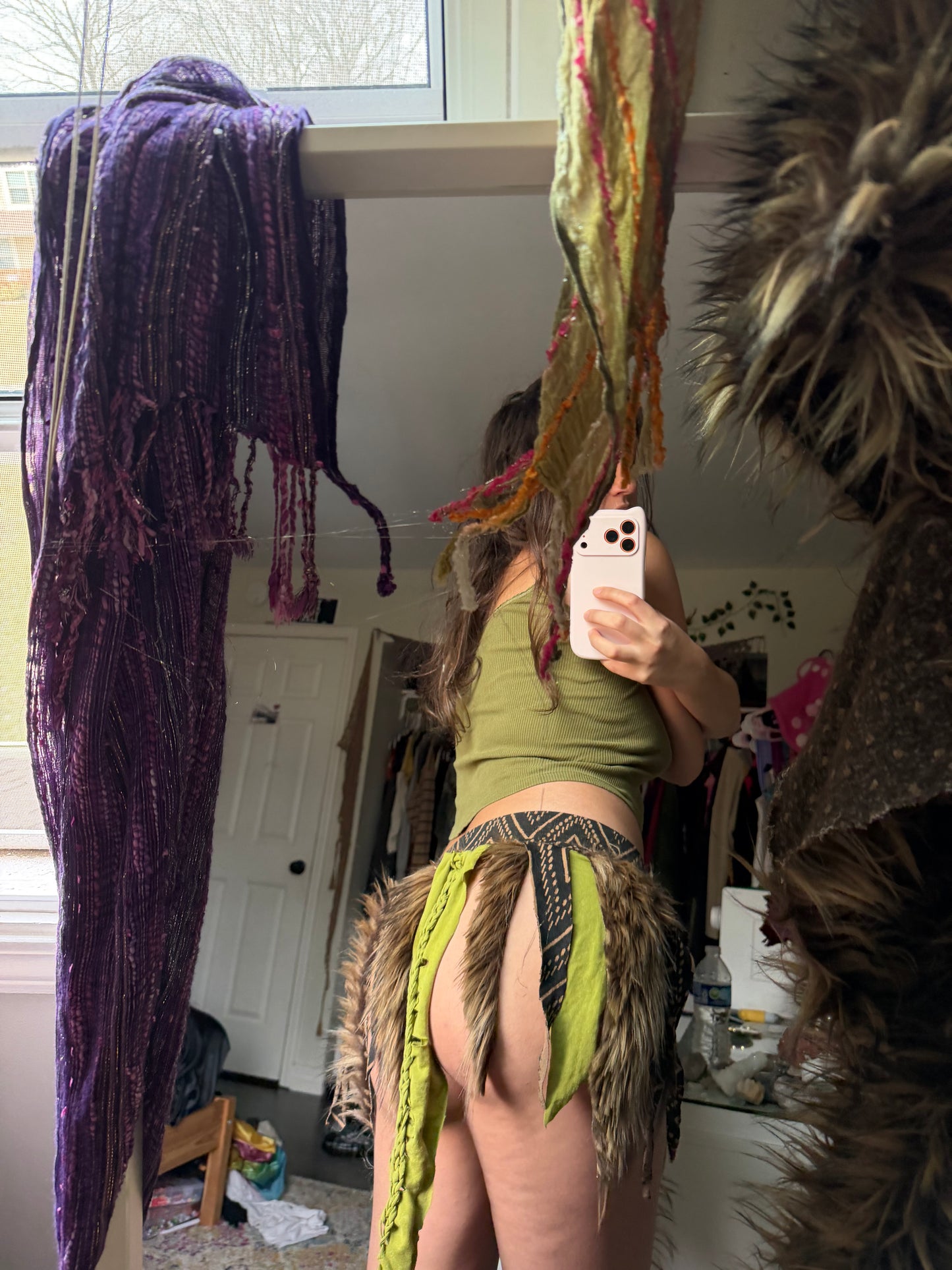 Upcycled Jungle Fairy Skirt