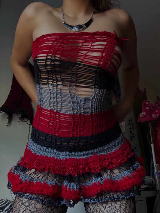 Anima Knit x Crochet Dress