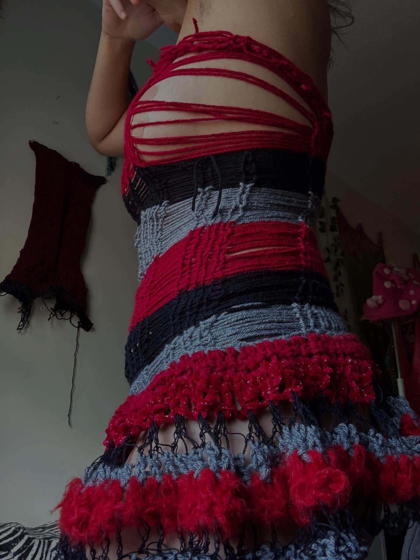 Anima Knit x Crochet Dress