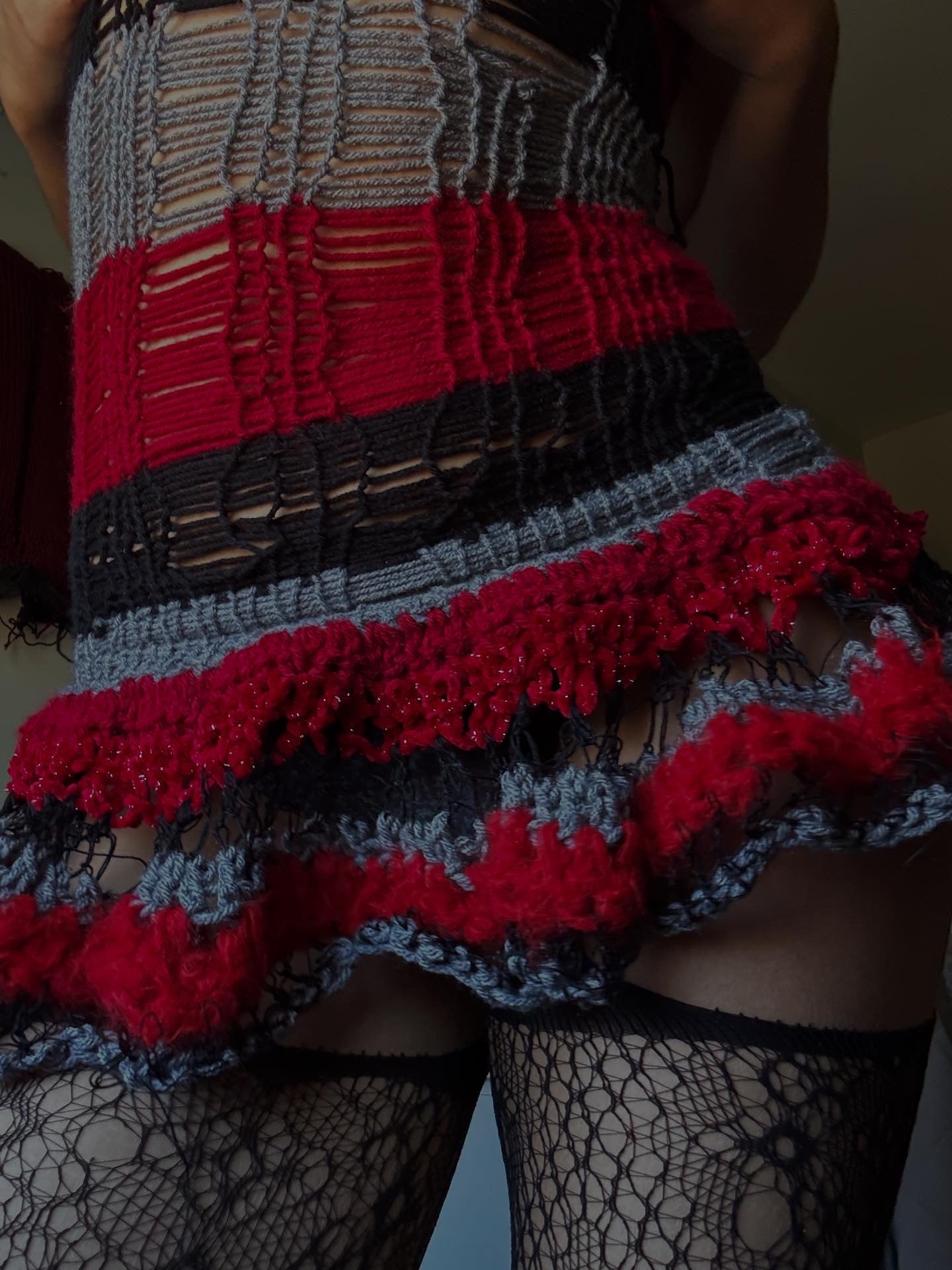 Anima Knit x Crochet Dress