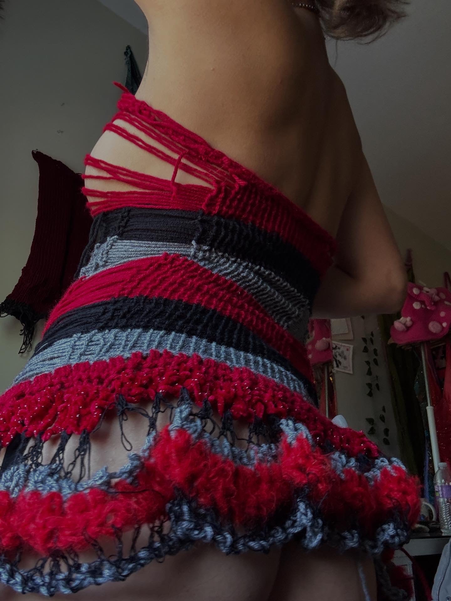 Anima Knit x Crochet Dress